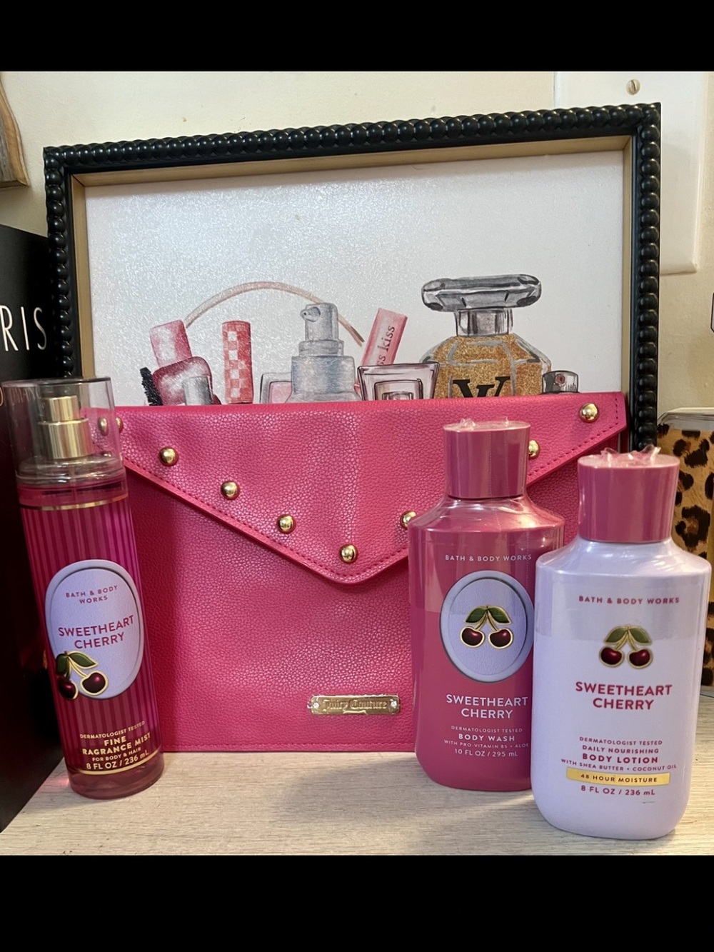 Juicy Couture & Bath & Body Works Sweetheart Cherry Bundle!  🍒💖
